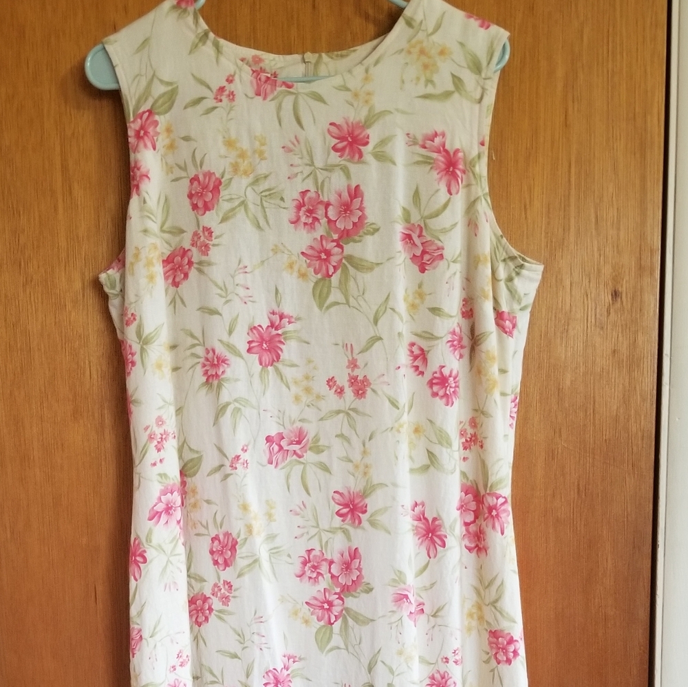 Susan Bristol Linen Blend Sleeveless Maxi sz16